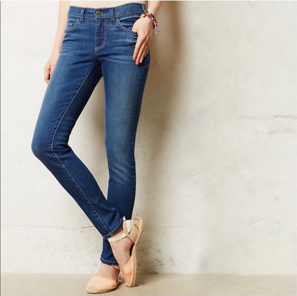 Pilcro And The Letterpress Fit Serif Legging Jeans size 28